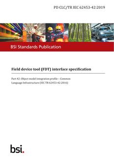 BS PD CLC/TR IEC 62453-42 PDF