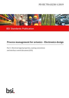 BS PD IEC TR 63238-1 PDF