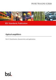 BS PD IEC TR 61292-3 PDF