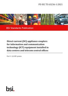 BS PD IEC TS 63236-1 PDF