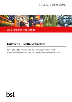 BS PD CEN/TS 17693-1 PDF