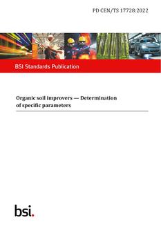 BS PD CEN/TS 17728 PDF