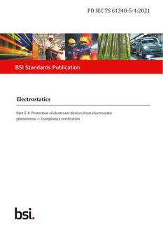 BS PD IEC TS 61340-5-4 PDF