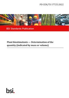 BS PD CEN/TS 17725 PDF