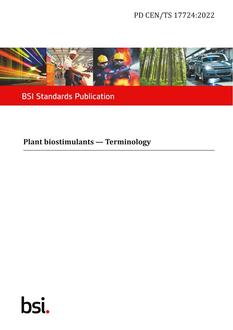 BS PD CEN/TS 17724 PDF