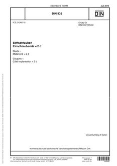 DIN 835 PDF - Engineering Standards Download