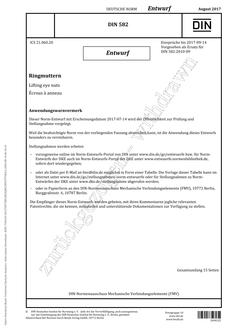 DIN 582 – DRAFT PDF