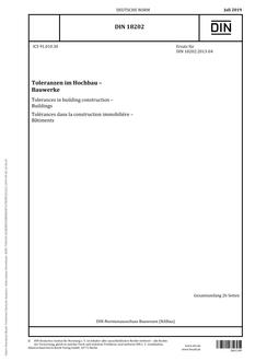 DIN 18202 PDF