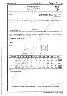 DIN 439-1 – DRAFT PDF