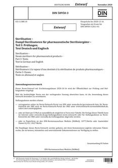 DIN 58950-3 – DRAFT PDF