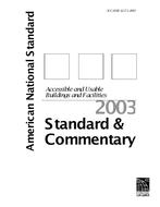 ICC A117.1-2003 and Commentary PDF