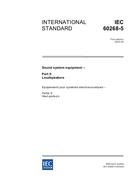 IEC 60268-5 Ed. 3.0 en:2003 PDF