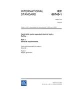 IEC 60745-1 Ed. 3.2 en:2003 PDF