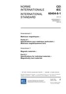 IEC 60404-8-1 Amd.1 Ed. 2.0 b:2004 PDF