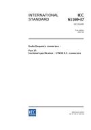 IEC 61169-37 Ed. 1.0 en:2007 PDF