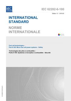 IEC 62282-6-100 Ed. 1.0 b:2010 PDF