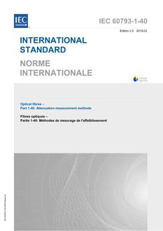 IEC 60793-1-40 Ed. 2.0 b PDF