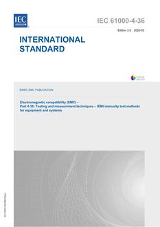 IEC 61000-4-36 Ed. 2.0 en PDF