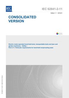 IEC 62841-2-11 Ed. 1.1 en PDF