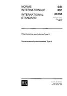 IEC 60190 Ed. 1.0 b PDF