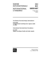 IEC 60050-807 Ed. 1.0 b PDF