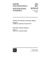 IEC 61754-13 Ed. 1.0 b:1999 PDF