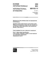 IEC 60115-7-1 Ed. 1.0 b PDF