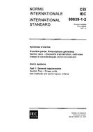 IEC 60839-1-2 Ed. 1.0 b PDF