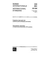 IEC 61194 Ed. 1.0 b PDF