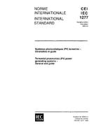 IEC 61277 Ed. 1.0 b PDF