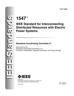 IEEE 1547-2003 PDF