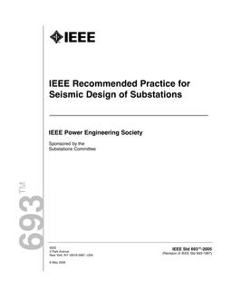 IEEE 693-2005 PDF