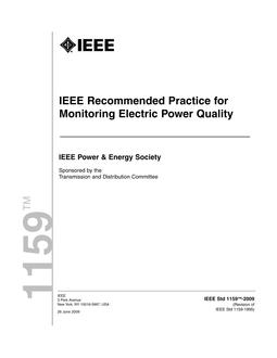 IEEE 1159-2009 PDF