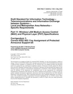 IEEE P802.11-2020/Cor 1 PDF