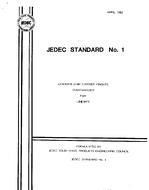 JEDEC JESD 1 PDF