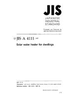 JIS A 4111:1997 PDF