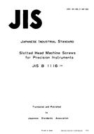 JIS B 1116:1980 PDF