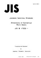 JIS B 1723:1977 PDF