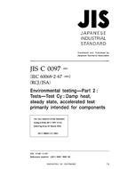 JIS C 60068-2-67 PDF