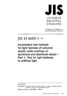 JIS H 8685-1:1999 PDF