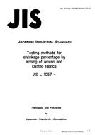 JIS L 1057:1992 PDF