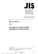 JIS Z 9031:2001 PDF