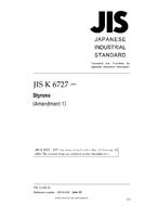 JIS K 6727:1977/AMENDMENT 1:2006 PDF