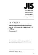 JIS A 1321:1994/AMENDMENT 1:2011 PDF