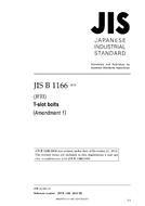 JIS B 1166:2009/AMENDMENT 1:2015 PDF