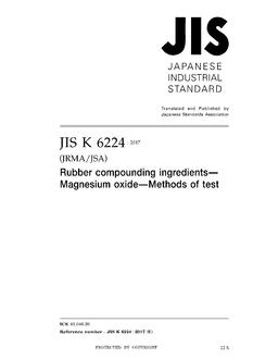 JIS K 6224 PDF