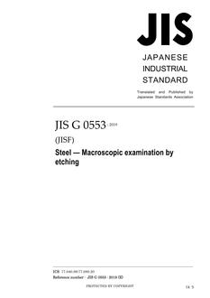 JIS G 0553 PDF