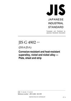 JIS G 4902 PDF