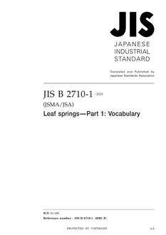 JIS B 2710-1 PDF