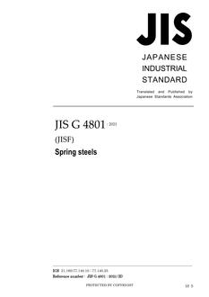 JIS G 4801 PDF